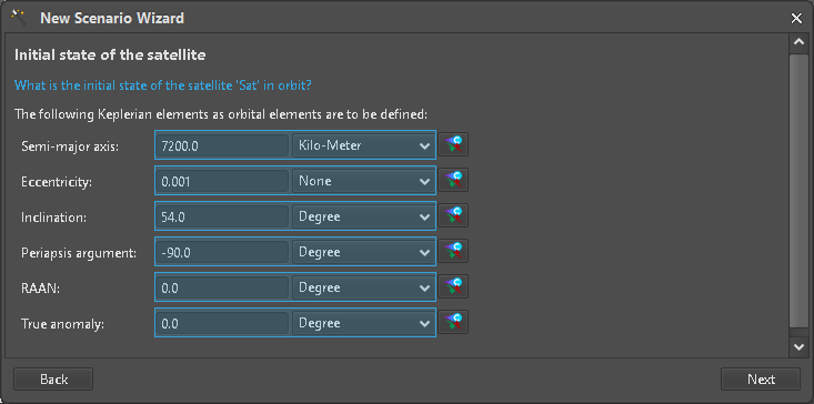 Fully mapped Keplerian input