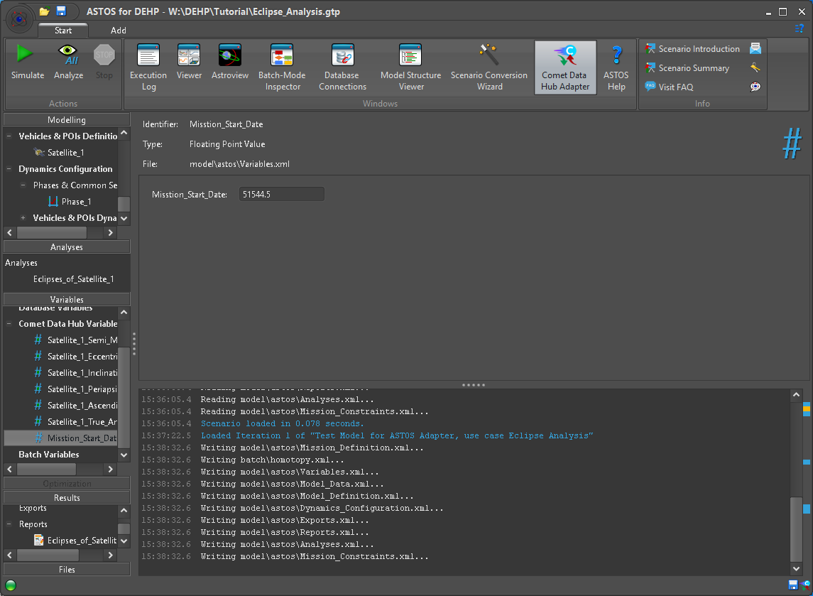 Comet Data Hub Variables