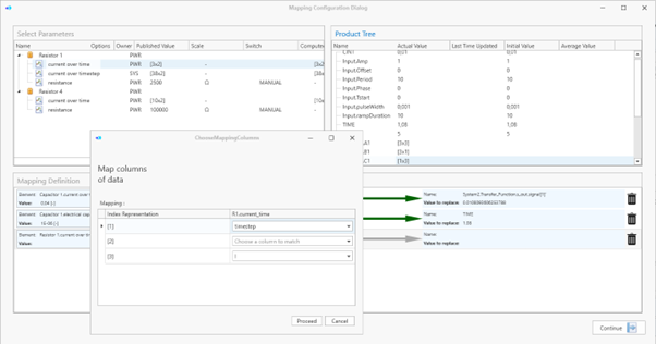 Mapping a SampledFunctionParameterType to an OPC array.