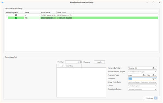 Mapping one value to a new QuantityKind Parameter of an existing ElementDefinition.