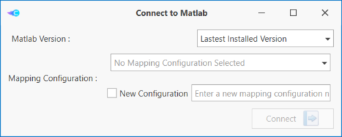 Connection to the MATLAB Server.