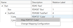 STEP files comparison result