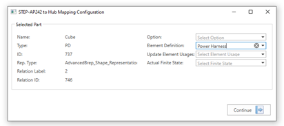 STEP files comparison result